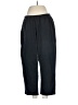 Woman Within Solid Black Casual Pants Size 20 (petite) - photo 1