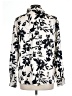 Unbranded Floral Ivory Long Sleeve Blouse Size L - photo 2