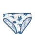 Eddie Bauer Floral Blue Swimsuit Bottoms Size 10 - 12 - photo 1