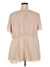 Torrid 100% Polyester Tan Short Sleeve Blouse Size 2X Plus (2) - photo 2