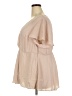 Torrid 100% Polyester Tan Short Sleeve Blouse Size 2X Plus (2) - photo 5