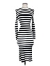 Milly Stripes Black Casual Dress Size P (petite) - photo 1