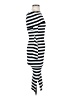 Milly Stripes Black Casual Dress Size P (petite) - photo 4