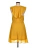 LoveRiche Solid Yellow Cocktail Dress Size M - photo 2