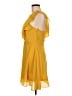 LoveRiche Solid Yellow Cocktail Dress Size M - photo 5