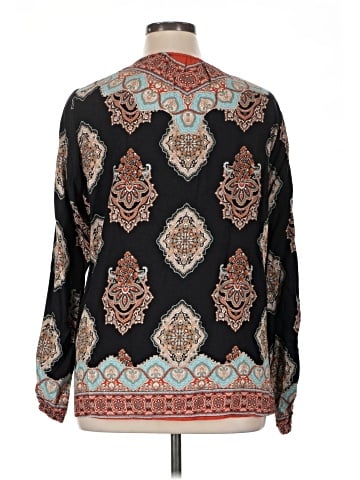 Kelly By Clinton Kelly Long Sleeve Blouse (view 2)