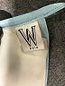 W Swim Metallic Teal Blue Swimsuit Top Size S - photo 3