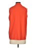 Diane von Furstenberg 100% Polyester Orange Sleeveless Blouse Size S - photo 2