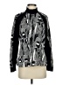 Weekends by Chico's Graphic Black Track Jacket Size Sm (0) - photo 1