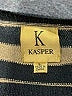 Kasper Stripes Gold Pullover Sweater Size L - photo 7