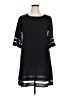 Unbranded Solid Black Casual Dress Size XL - photo 1