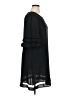 Unbranded Solid Black Casual Dress Size XL - photo 4