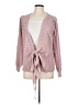 Unbranded 100% Polyester Pink Cardigan Size L - photo 1