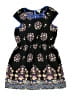 Monteau Girl 100% Polyester Paisley Black Dress Size 12 - photo 1