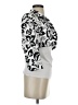 Tahari by ASL 100% Polyester Print Multi Color White Jacket Size 4 - photo 4