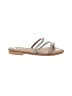 Steve Madden Silver Tan Sandals Size 10 - photo 1