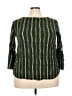 Oddi 100% Rayon Green 3/4 Sleeve Blouse Size 3X - photo 1