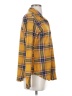 Bobbie Brooks 100% Polyester Plaid Yellow Long Sleeve Blouse Size S - photo 4