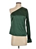 Lena Green Long Sleeve Blouse Size S - photo 1
