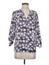Daniel Rainn Purple 3/4 Sleeve Blouse Size S - photo 1