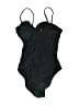 J.Crew Solid Black One Piece Swimsuit Size 0 - photo 2