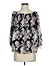 MB 100% Polyester Black 3/4 Sleeve Blouse Size S - photo 1