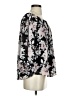 MB 100% Polyester Black 3/4 Sleeve Blouse Size S - photo 4