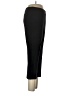 Ecru Solid Black Dress Pants Size L - photo 4