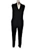 Ann Taylor LOFT Solid Black Jumpsuit Size XL - photo 2