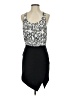 Silence and Noise 100% Polyester Graphic Black Cocktail Dress Size 4 - photo 1