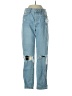 Forever 21 Color Block Blue Jeans Size 24 waist - photo 1