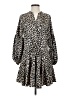 Everly 100% Polyester Animal Print Brown Casual Dress Size S - photo 1
