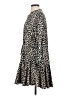 Everly 100% Polyester Animal Print Brown Casual Dress Size S - photo 5