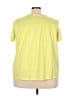Croft & Barrow Yellow Short Sleeve Blouse Size 2X - photo 2