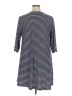 Free 2 luv Stripes Gray Casual Dress Size 1X - photo 2