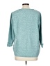 Assorted Brands 100% Acrylic Teal Blue Pullover Sweater Size L - photo 2