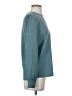Jaeger 100% Silk Teal Long Sleeve Silk Top Size 0 - photo 4