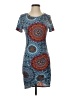 Grecerelle Paisley Blue Casual Dress Size S - photo 1