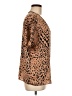 Entro Animal Print Brown Short Sleeve Blouse Size M (estimated) - photo 4
