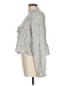 Shein 100% Polyester Silver Long Sleeve Blouse Size L - photo 5