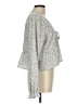 Shein 100% Polyester Silver Long Sleeve Blouse Size L - photo 4