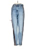 7 For All Mankind Stripes Blue Jeans Size 25 waist - photo 1