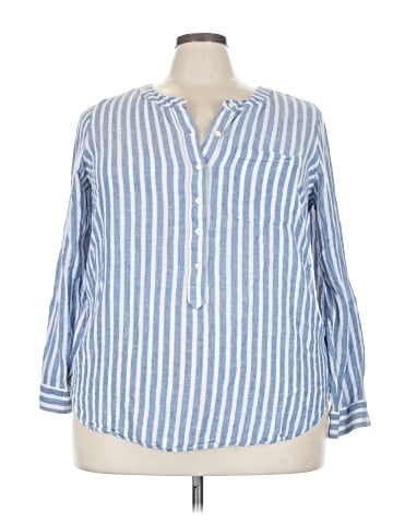 Lucky Brand 3/4 Sleeve Button-Down Shirt (view 1)