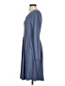 Unbranded Solid Blue Casual Dress Size S - photo 5