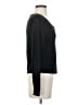 Three Dots Black Long Sleeve Henley Size S - photo 4