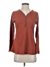 Keren Hart 100% Polyester Brown Long Sleeve Blouse Size S - photo 1