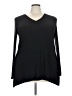 Franne Golde 100% Polyester Black Long Sleeve Top Size XXL - photo 1