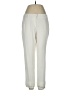 Classiques Entier Solid Ivory Casual Pants Size 6 - photo 1