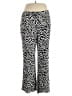 Scoop 100% Rayon Animal Print Silver Casual Pants Size XL - photo 1