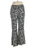 Scoop 100% Rayon Animal Print Silver Casual Pants Size XL - photo 2